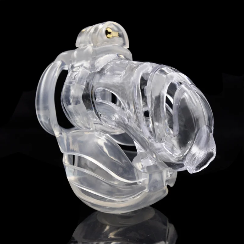 New Plastic Electric Shocker Chastity Cage 40/45/50mm Penis Rings Sex Toys for Men Masturbators Urethral Plug Stimulate Massage