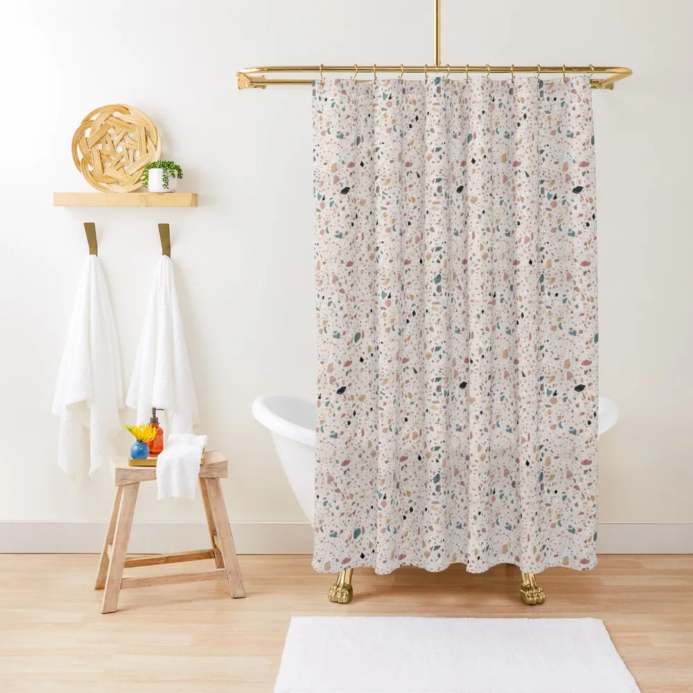 

Terrazzo Shower Curtain Bathroom Box Bathroom Showers Bathroom For Shower Shower Bath Curtain