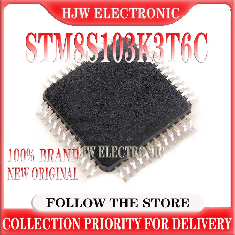 

10-100PCS STM8S103K3T6C STM8S103K3T6 STM8S103K3 STM8S103K STM8S103 STM8S STM8 STM IC MCU Chip LQFP-32