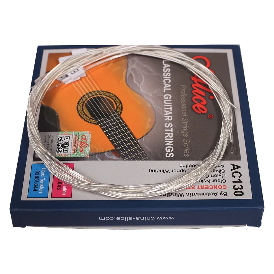 Alice AC130 Classical Guitar Strings Set Clear Nylon