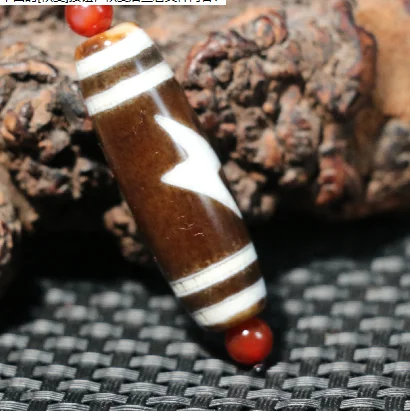 DUJIACHANPIN الطاقة السحرية العقيق التبتي القديم 5 تفتيح العين dZi حبة لسوار تميمة تعويذة RT UPD221224A1 #2