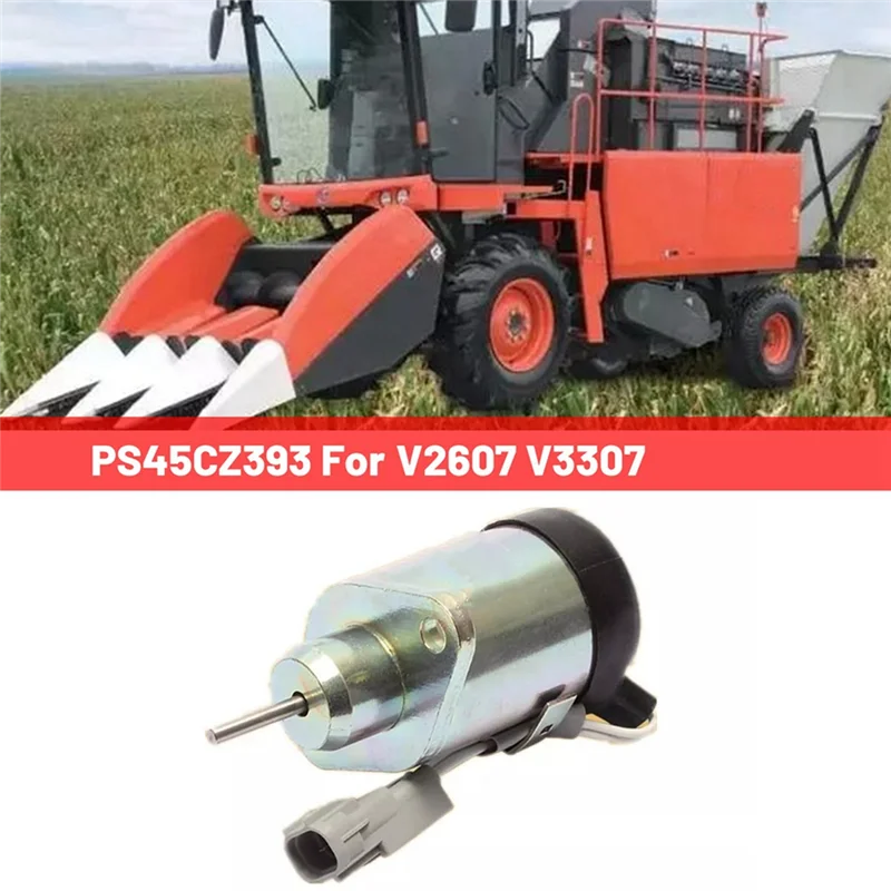 

Высококачественный электромагнитный запорный клапан топлива 1E369-60011 PS45CZ393 для двигателя Kubota V2607 V3307 Linde 1219 VOLVO55/80D 1E3696