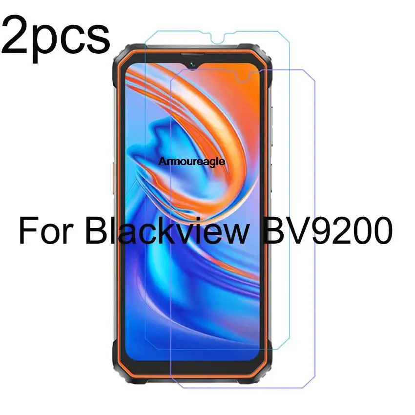 2PCS Tempered Glass HD Safety Guard On For Blackview BV9200 BlackviewBV9200 BV 9200 Protective Film Screen Protector Phone Cover