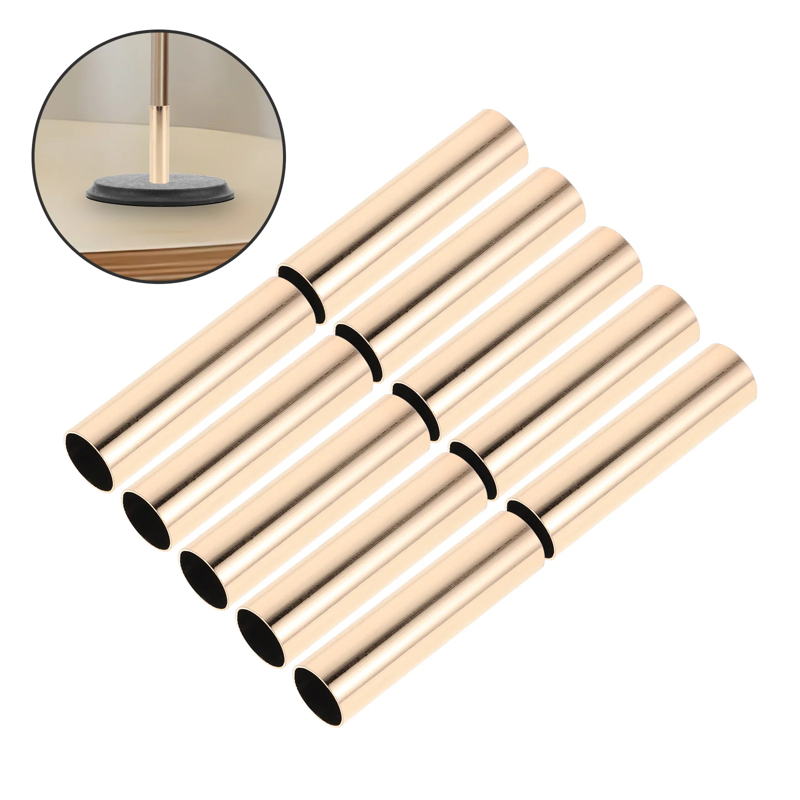 

10Pcs Lamp Connecting Lengthen Rods Metal Poles for Table Lamps Chandelier Light Fixture Suspension Extension Chandelier Rods