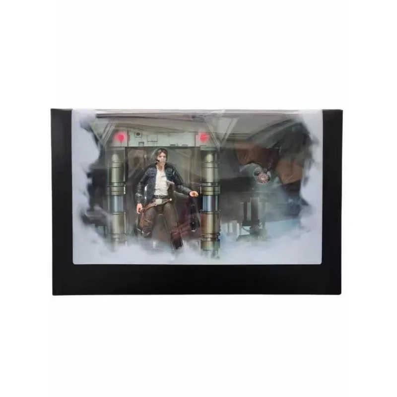 

Original Hasbro Star Wars The Black Series HAN SOLO EXOGORTH ESCAPE Anime Figure Toy Collection Model