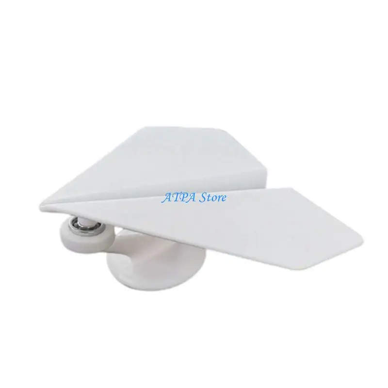 U13C Solar Drives Rotating Plane Car Dashboard Ornament ABS Plastic Vehicle Accessory with Stable Silicone Base Gift