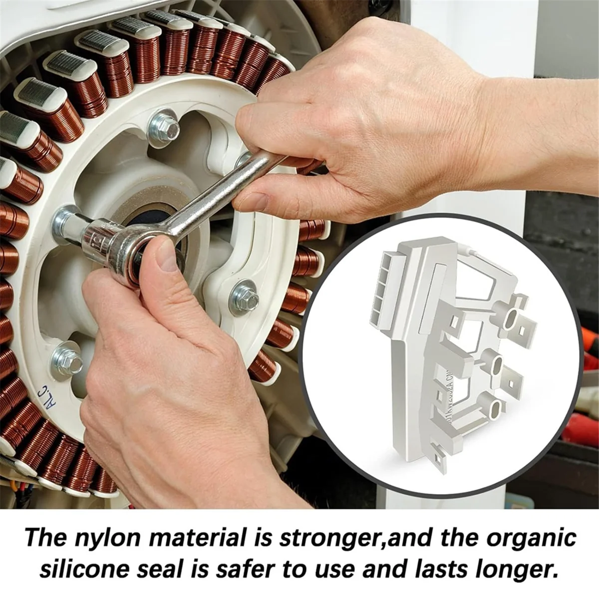 2025+ 6501KW2002A/B ホールセンサー用 6501KW2002B 洗濯機モーターローター位置センサー 洗濯機部品 PS3529186