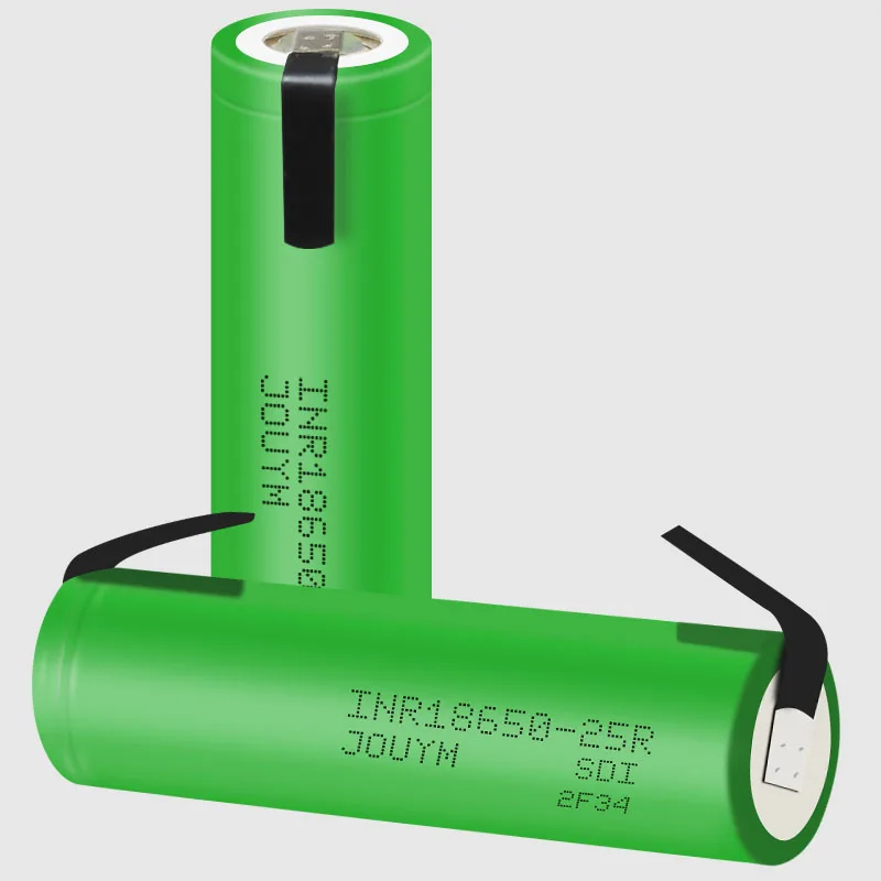 1-10PCS 25R 18650 Lithium Rechargeable Battery INR18650 25 R M 3.7V High Discharge 20A Power Bateria Welding Nickel