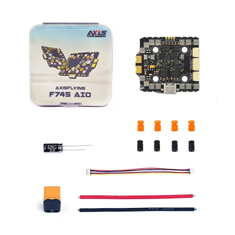 

Axisflying Argus F745 AIO Stack 4-6S 40A ICM-42688P 5V 12V Dual BEC for RC FPV Freestyle Flight Controller Drone
