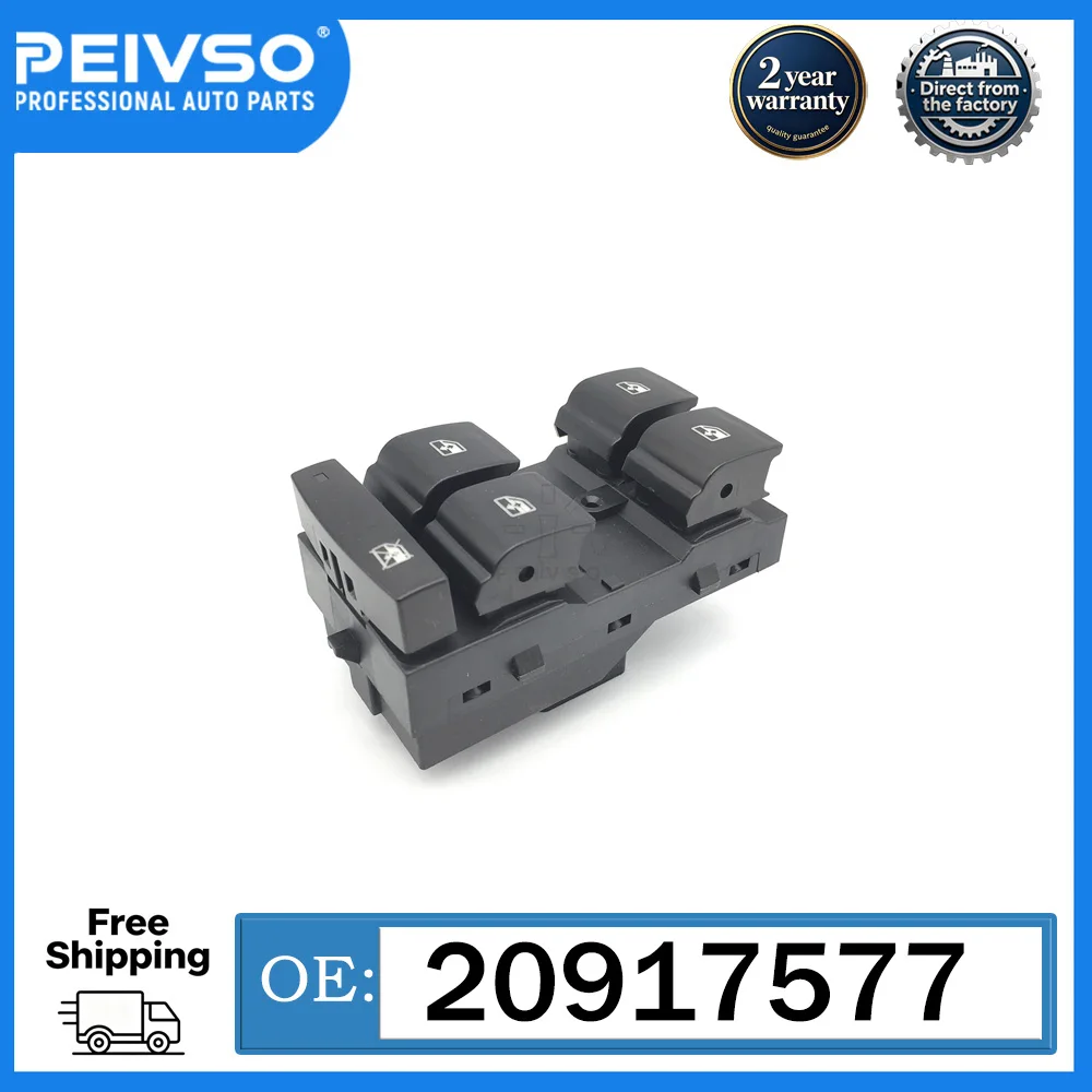 NEW High Quality Power Window Switch 20917577 For Chevrolet Cruze 2011-2016 Malibu 2014-2016 Orlando 2013-2014