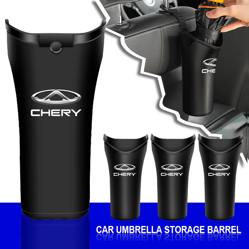 Auto-Aufbewahrungsbox, Regenschirm, Müll-Organizer, Eimer für CHERY BLOSSOM FLOWER TIGGO 3 4 5 7 PRO 8 Tengo Fulwin 2 Zubehör