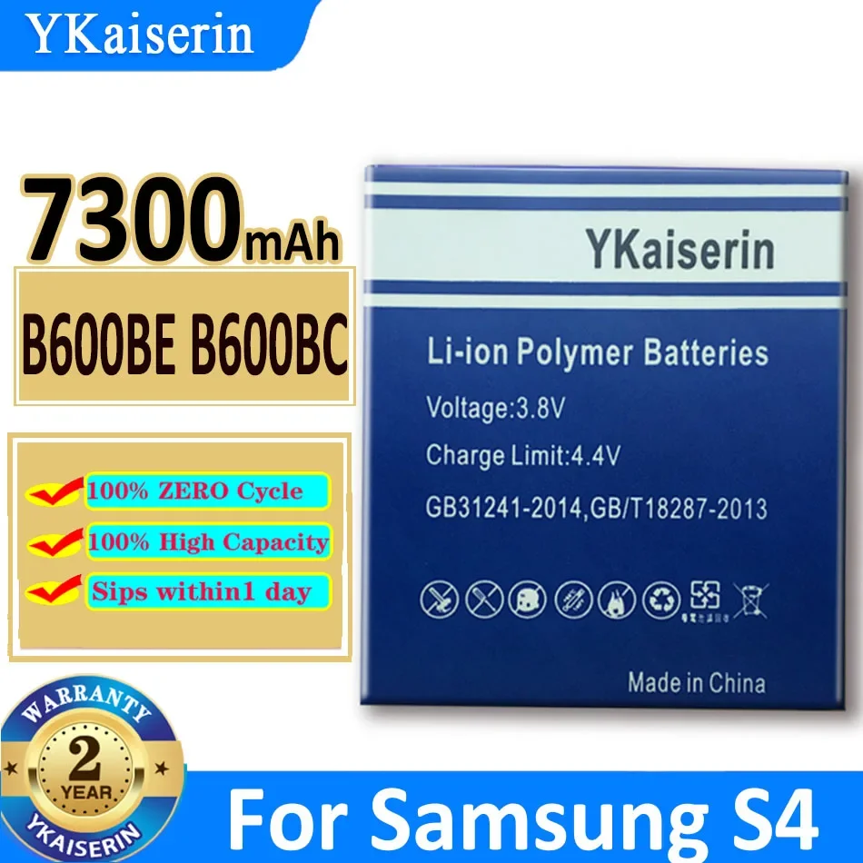 YKaiserin Battery For Samsung Galaxy S5 S6 S7 S8 S9 S3 S4 S7 S6 Edge S8 Plus G950 G930F G920F G900F G925S G935FD G955 Bateria