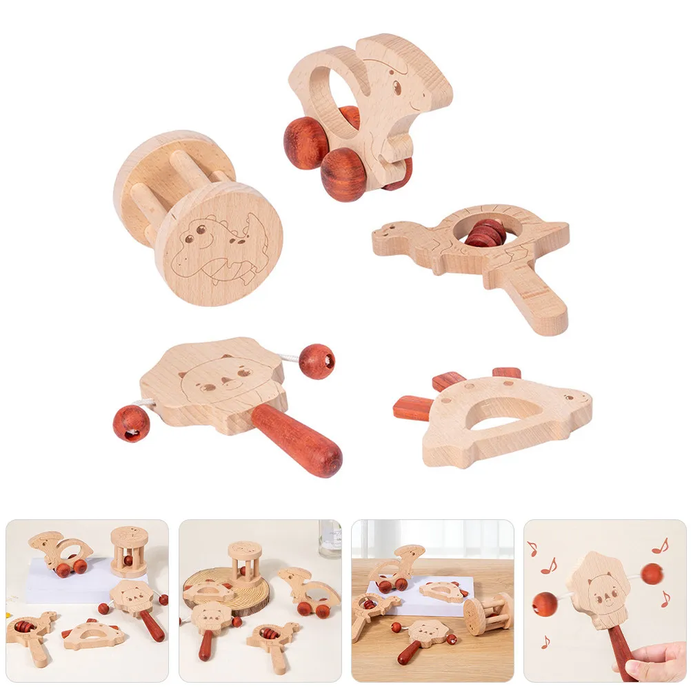 5pcs-wood-rattle-baby-toddler-handbell-shaking-musical-educational-infant-grip-strength-training-early-learning-plaything