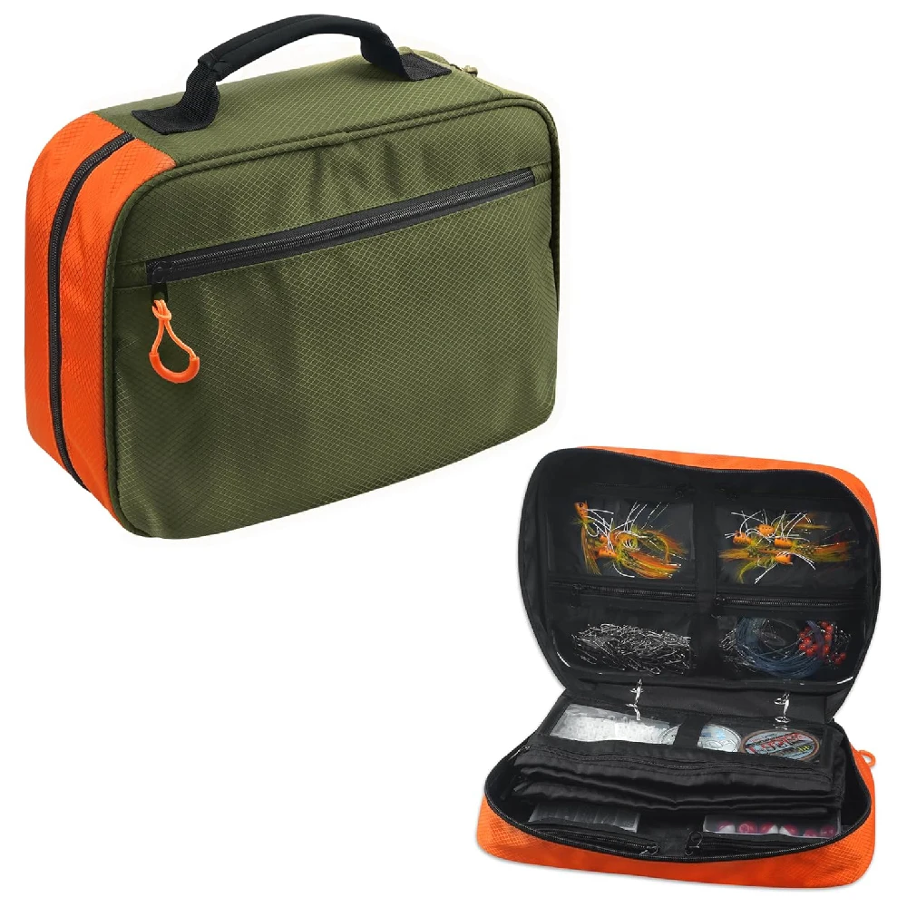 

Водонепроницаемая сумка-органайзер для рыболовных снастей из мягкого пластика, для хранения приманок в соленой и пресной воде