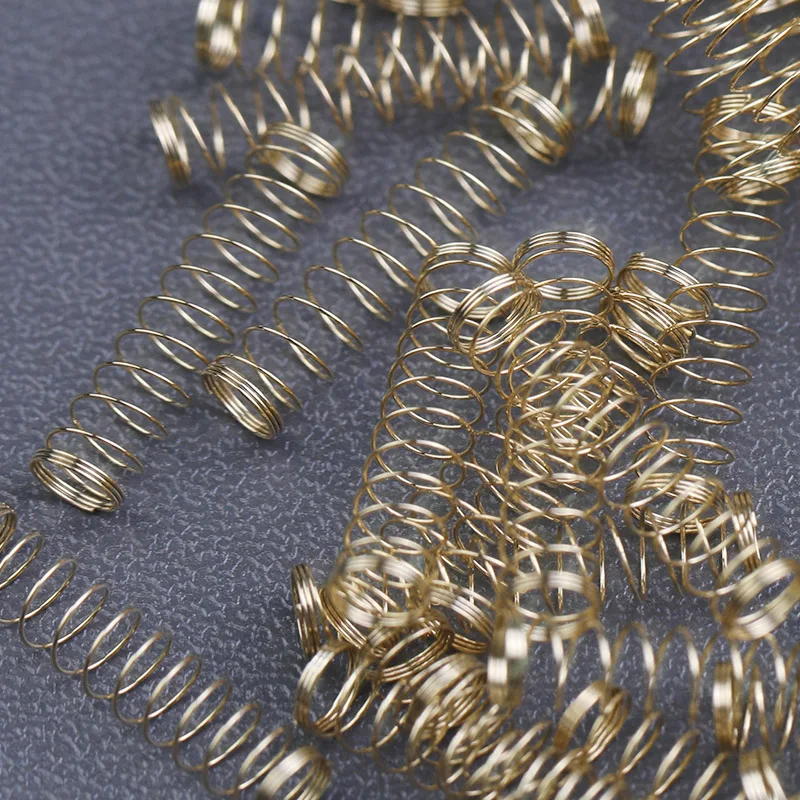 Mechanical Keyboard Gold Switch Spring Two-Stage Gamer Custom Cherry MX Gateron Kailh TTC Keyboard Replace Switch Spring 110pcs