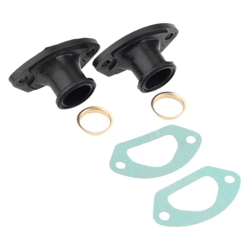 

A2UD Chainsaw Intake Manifold Boot Brass Ring Gaskets for 45CC/4500 52CC/5200 58CC/5800 Easy to Install 2pcs/Set