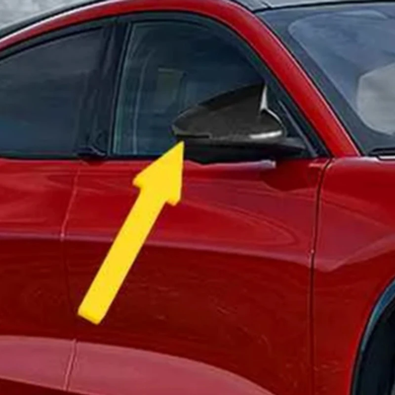 Bull horn rearview mirror protective cover car exterior decoration accessories Suitable Suitabled Mustang Mach-E 2021 2022 2023