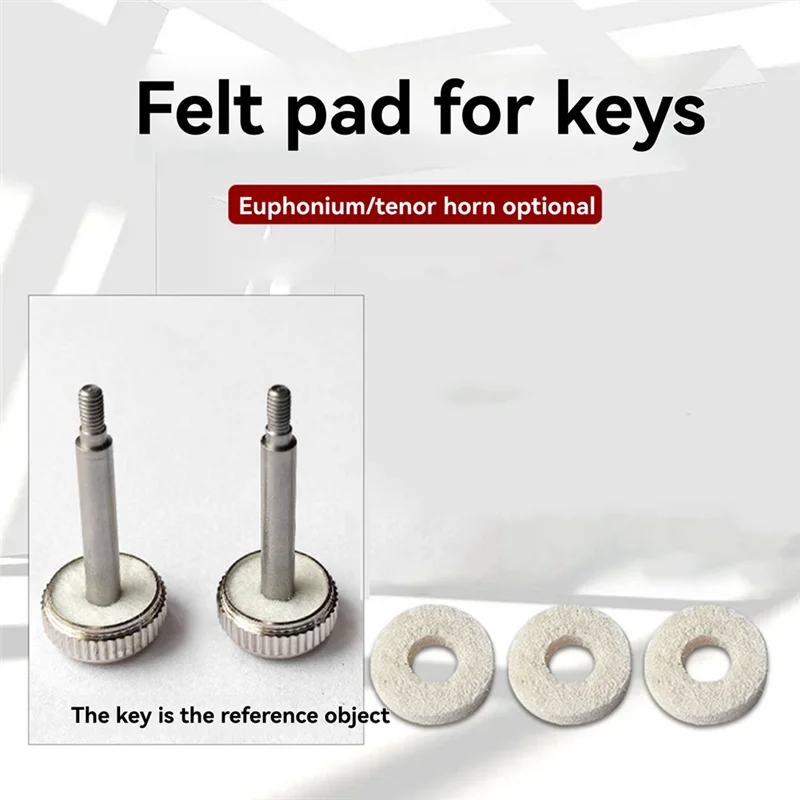 

B93B-Trumpet Valve Felt Washers Pads Set Musical Instrument Accessories Instrument Replacement Parts