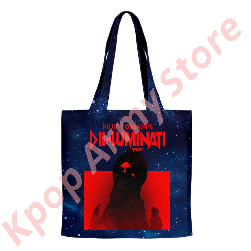 Diljit Dosanjh Dil-Luminati Tour Merch Shoulder Bags Summer Women Men Fashion Casual Streetwear Bag