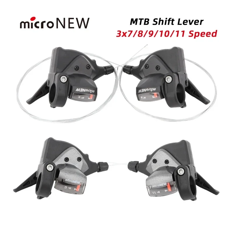 

microNEW Bicycle derailleur 3x7 3X8 3X9 3X10 3X11 speed mountain bike front and rear shifters mountain bike shifters