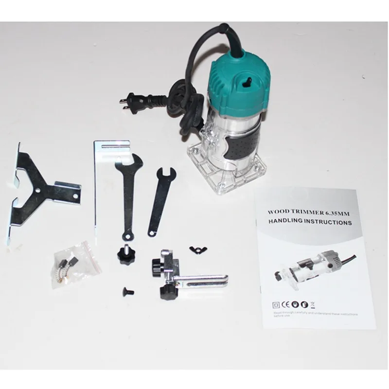 Source 618 Electric Woodworking Edge Trimmer Slotting Woodworking Engraving Machine Hole Opening Machine Power Tools