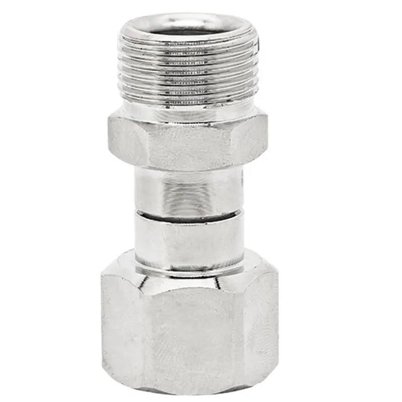 ABHU Stainless Steel High-Pressure Washer Rotary Joint, 360-Degree Rotating Anti-Tangling Connector, Suitable For M22. B