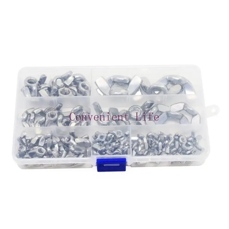 L1EE ステンレス鋼蝶ナットファスナー部品蝶ナット 3/4/5/6/8/10/12 センチメートル 100 個