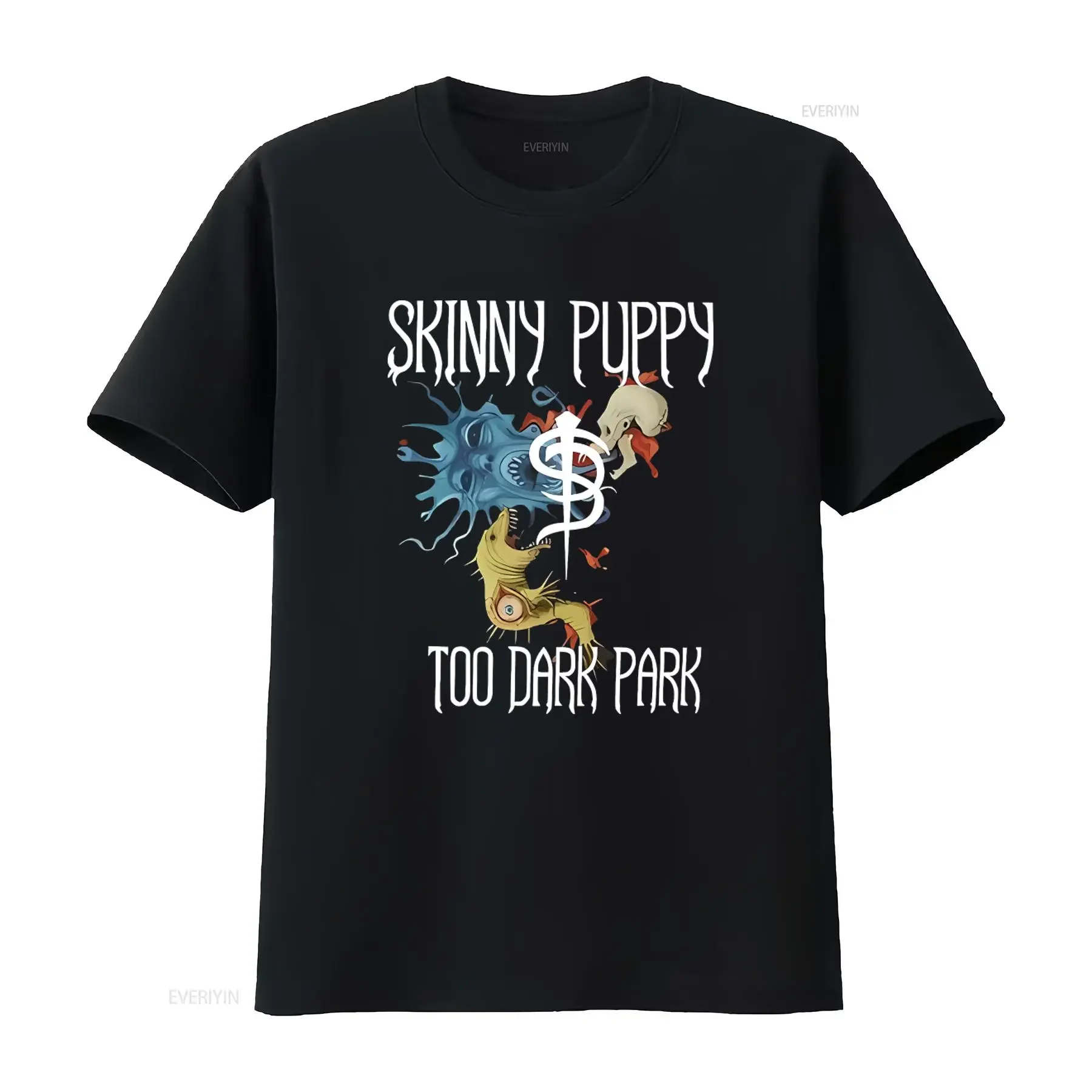 Camiseta NWT Skinny Puppy Too Dark Park Canadian Industrial Music Group S 4XL vintage lavada para uso diario unisex