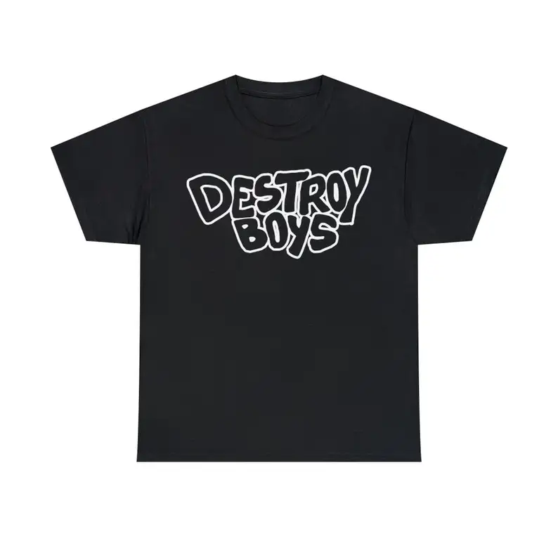 Destroy Boys T Shirt Bay Area Punk Alexia Roditis Bratmobile GRLwood Dazey and the Scouts The Regrettes Unisex Heavy Cotton T-Sh