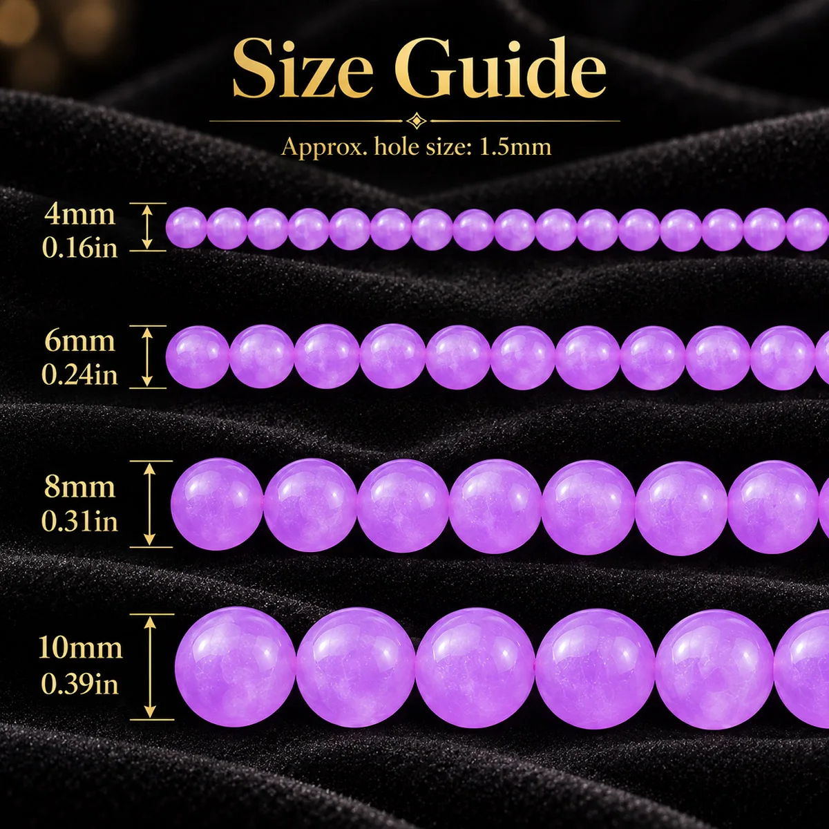 4-10mm 18pcs Stone half strand Violet Chalcedony Spacer Loose Beads For Jewelry Making DIY Bracelets Necklace Accessories