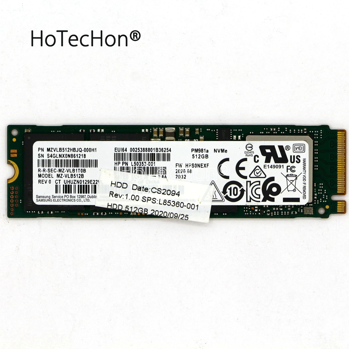 Genuine NVMe 512GB M.2 PCIe 3x4 2280 SSD Solid State Drive MZ-VLB512B for hp