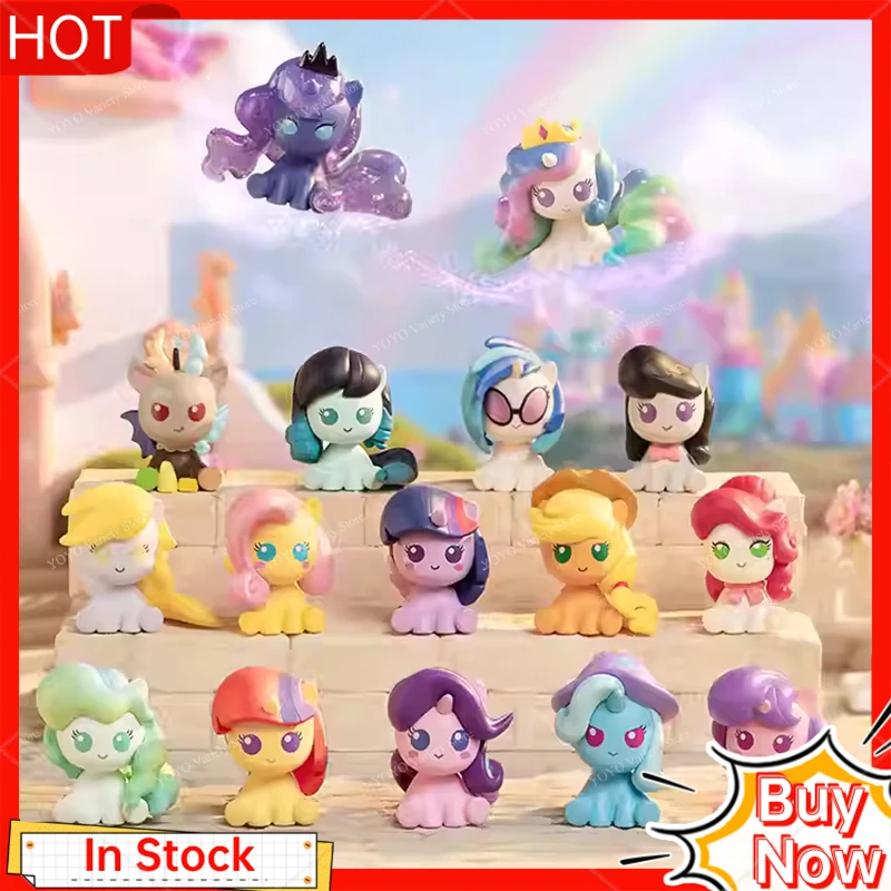 

My Little Pony Magic Bottle Blind Box Chibi Kawaii Mini Bean Collectible Toys Cute Desktop Decor for Kids Girls Birthday Gifts