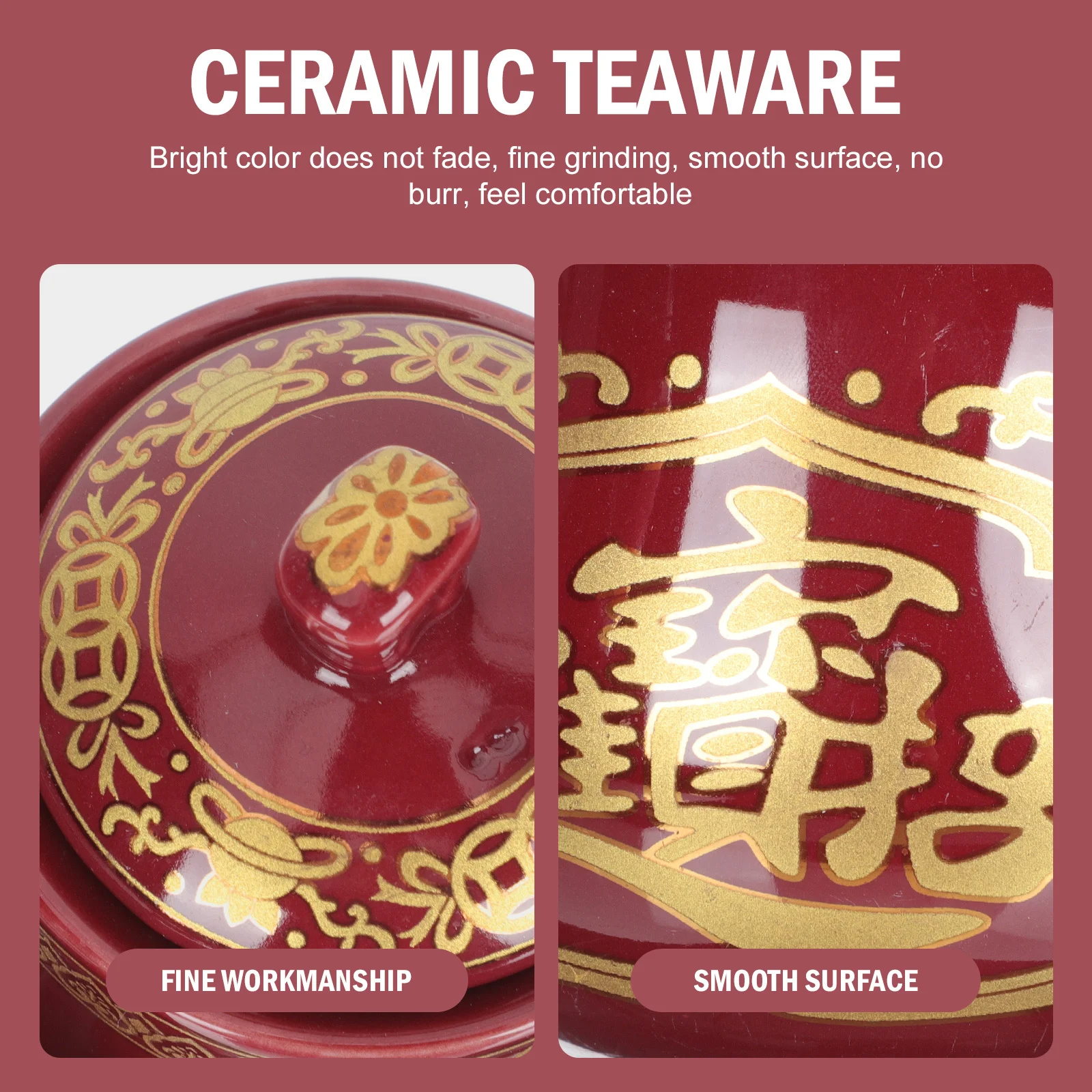 

Retro Ceramic Teaware Unique Tea Kettle Anti Scalding Handle Comfortable Grip Perfect for Home Temple Tearoom Use