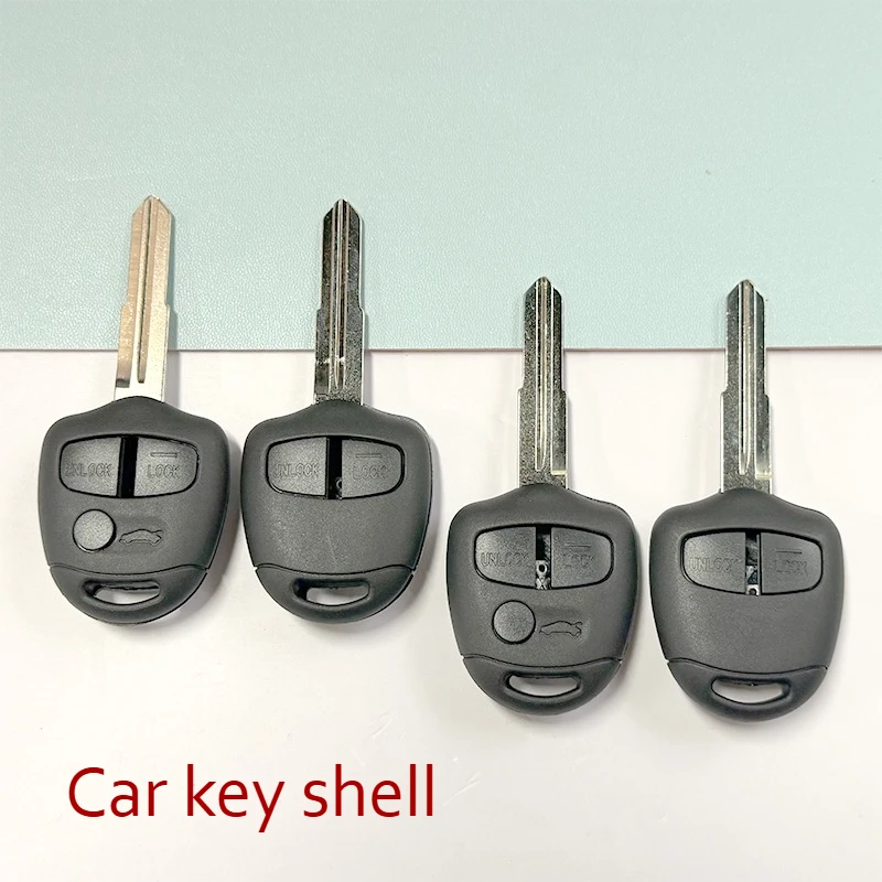 Carcasa para mando a distancia de coche, 2 y 3 botones, carcasa para Mitsubishi Lancer EX Evolution Grandis Outlander ASX Triton Pajero