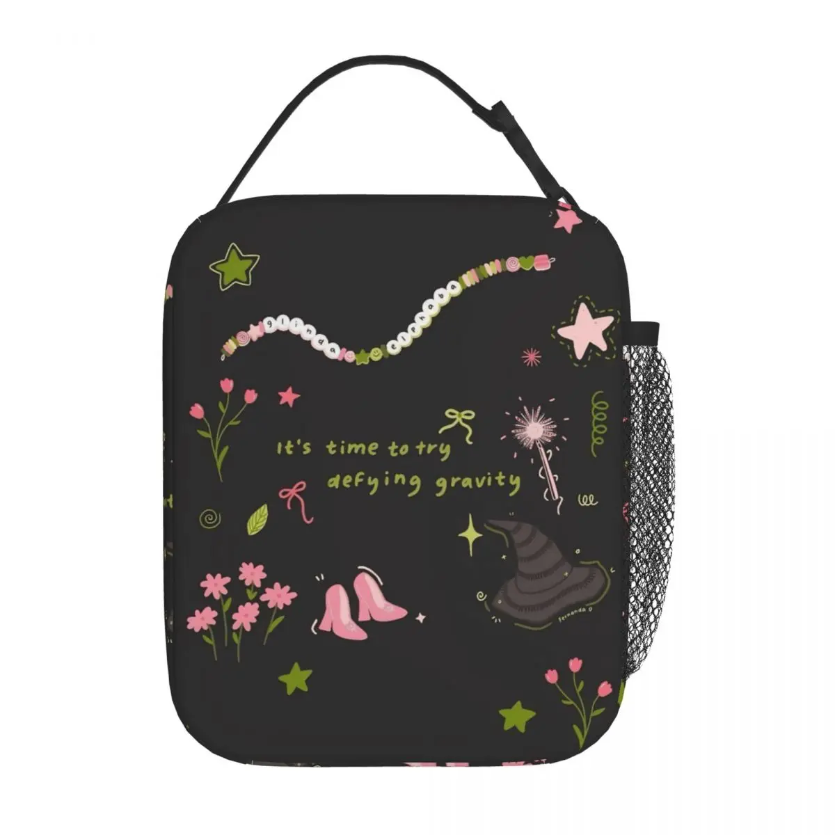 Wicked For Good Insulated Lunch Bags Cooler Bag  Meal Container Large Lunch Box Tote Food Bag Work Outdoor