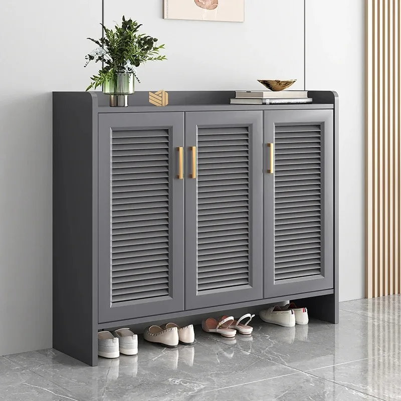 مدخل قاعة رف الأحذية الفاخرة الشمال عرض الرف العمودي خزانة خذاء مدخل المنزل contador موبليس أثاث الفندق #2