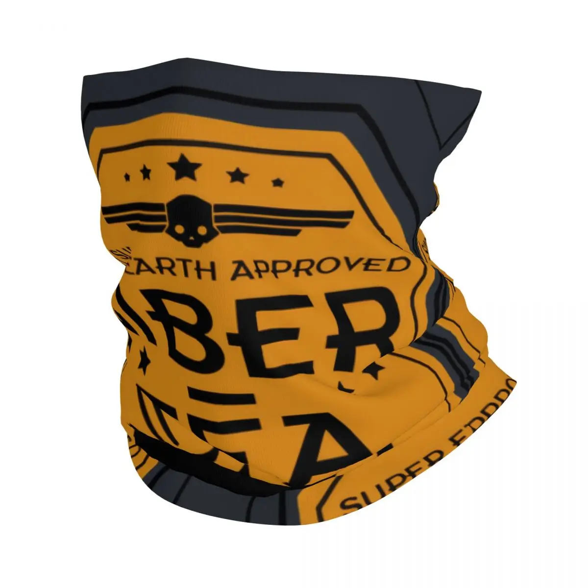 Game Helldivers 2 Liber-Tea Neck Gaiter Printed Unisex Face Mask Scarf Warm Headband Hiking Windproof