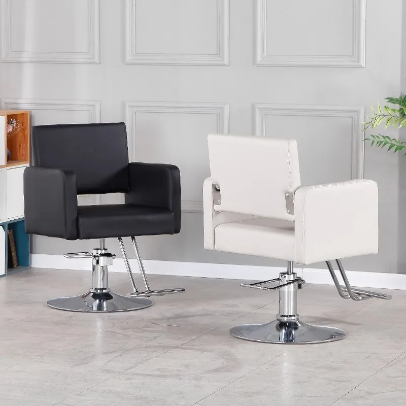 #Modern European and American style furniture lifting hydraulic chair with European Union ce certification, beauty salon barber
