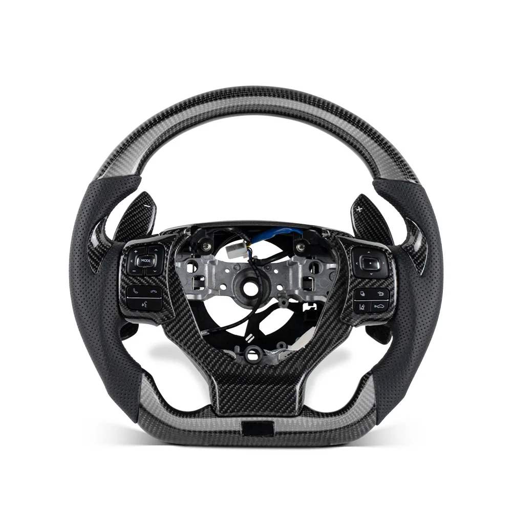 Factory Supply Carbon Fiber Steering Wheel for Lexus ES RX LX Car Racing Steering Wheel