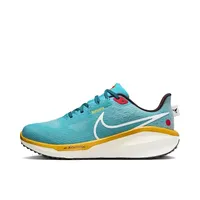 Nike Zoom Vomero 17 Men's and Women's Blue Gary Fitness Training Cushioned Elastic Breathable Wear Running Shoes