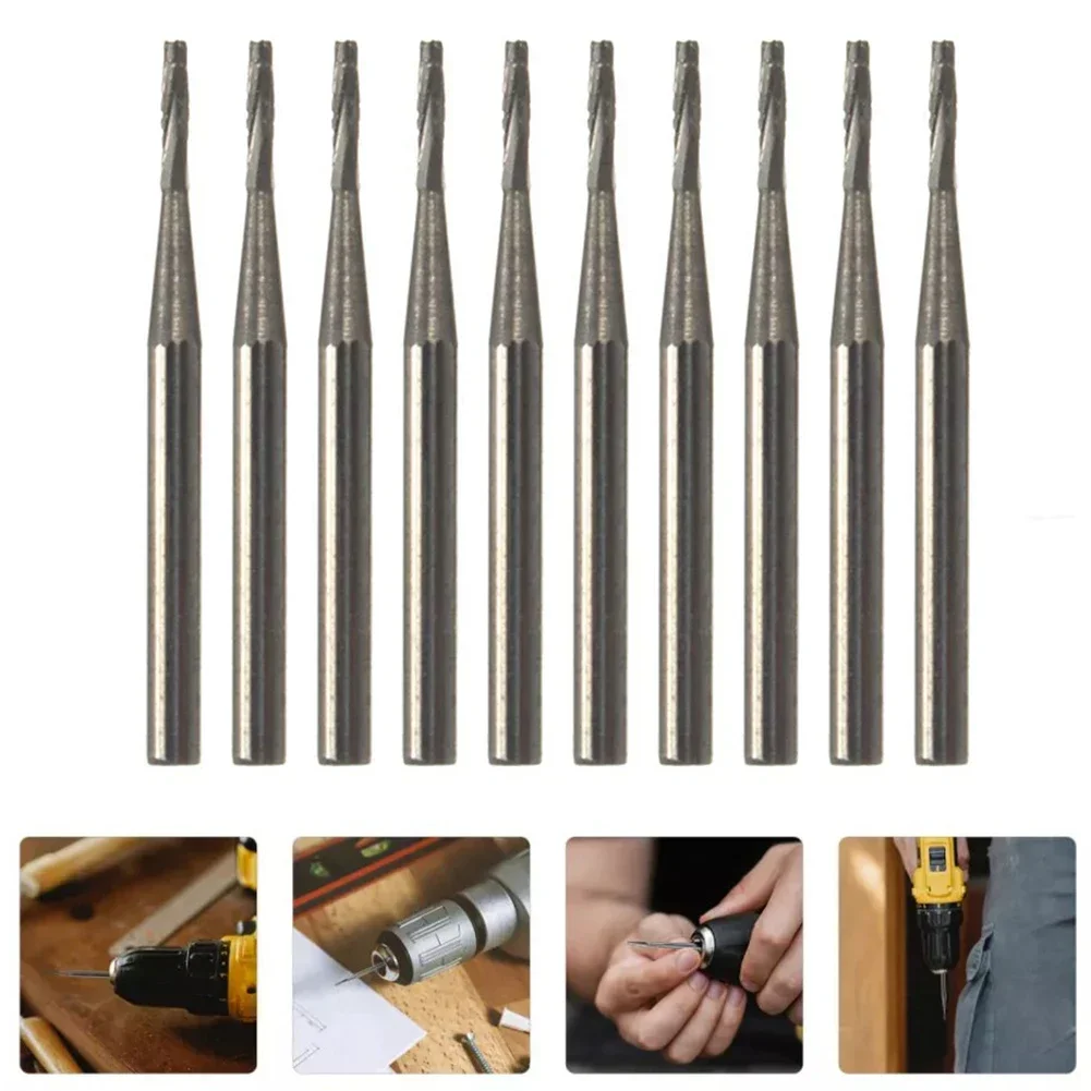 10PCS Tapered Auto Glass Windshield Rock Chip Repair Kit Drill Bits Carbid Auto Glass Windshield Rock Chip Repair Kit Convenient