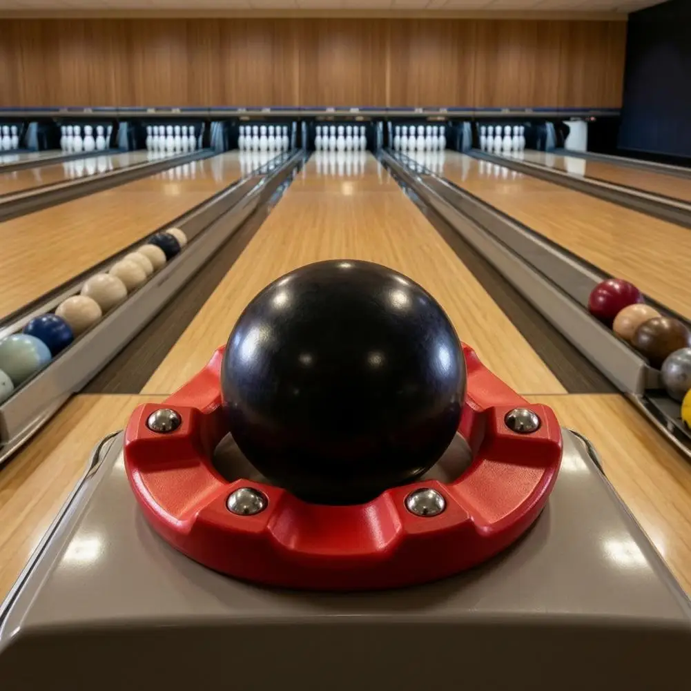 Universal Bowling Ball Holder Bowling Ball Spinner Stand 360° Rotating Cup Holder Universal Bowling Accessory for Polishing
