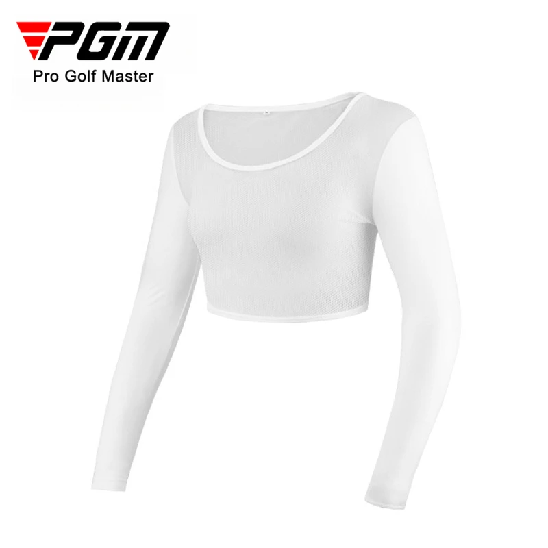 

Женская солнцезащитная рубашка PGM Golf из ледяного шелка, полудлинная, с длинными рукавами, нижнее белье, сезонная одежда YF203