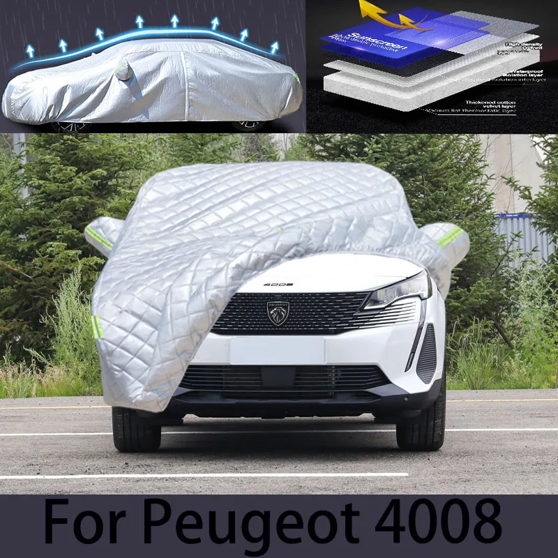 

For Peugeot 4008 Car hail protection cover rain protection scratch protection paint peeling protection car clothing