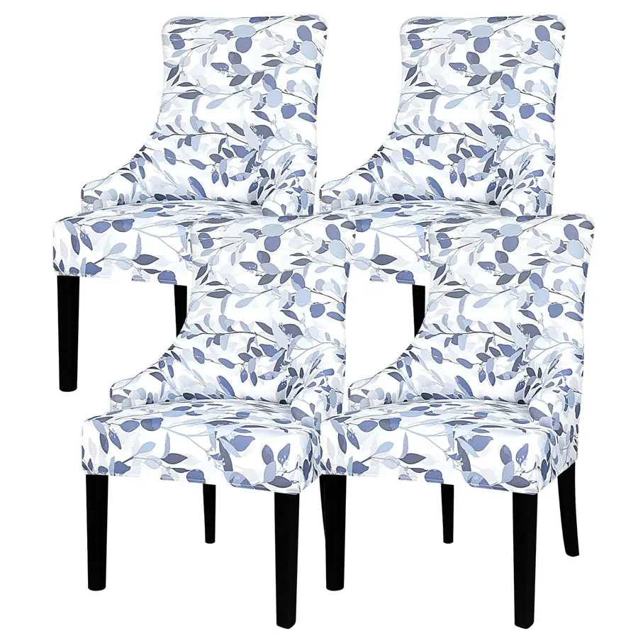 

Wingback Chair Covers with Pattern Dining Chair Covers Wingback Side Chair Slipcover Wingback Chair Slipcover Reusable Arm Chair