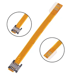 1pc Sim Card Small To Small Converter Adapter Cable Extender Small Card Open Card For Mobile Phones Sim Card