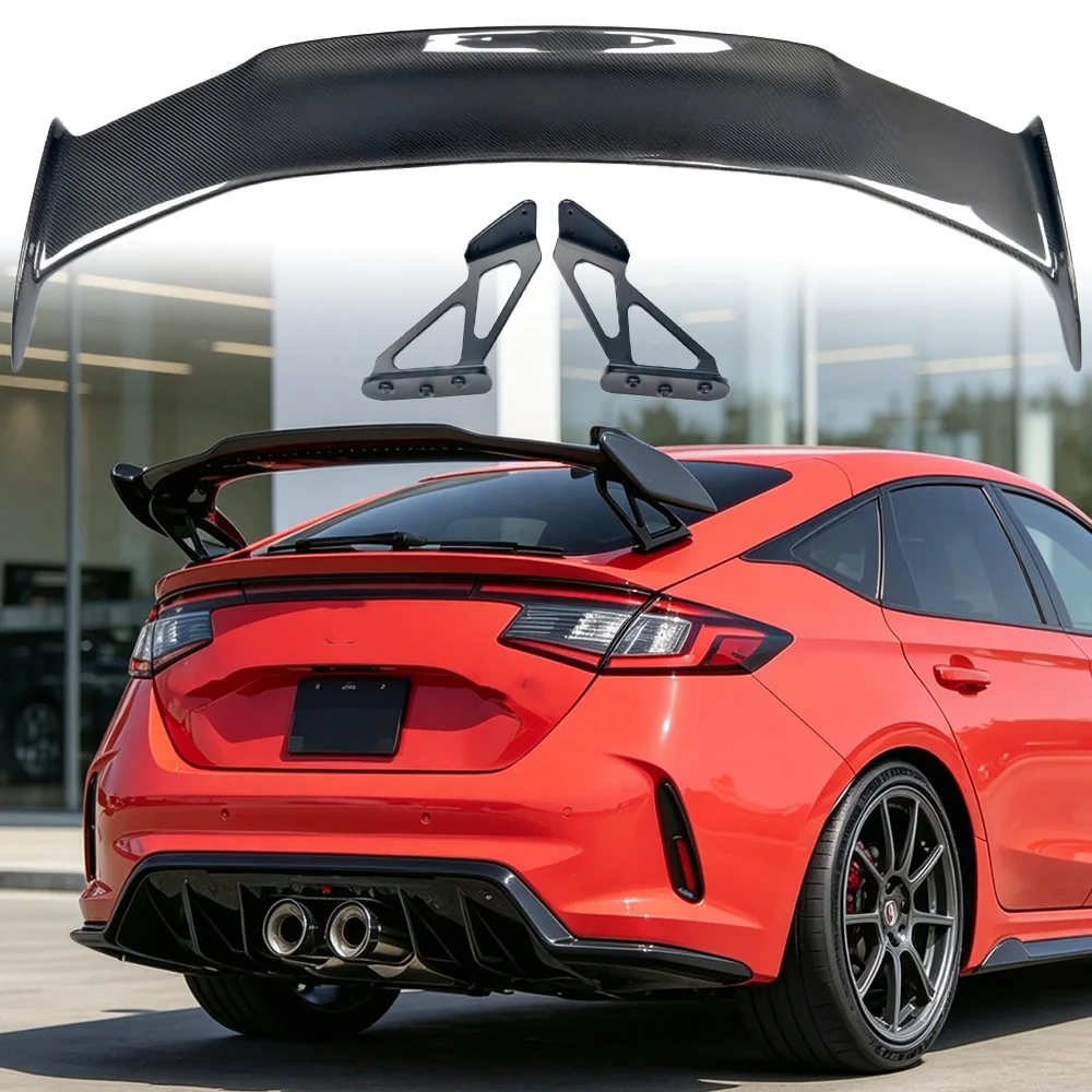 for the 11th generation Civic FL5 FL12021-2025 model with original carbon brazed rear spoiler luggage compartmentrear wing tail