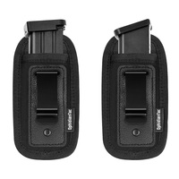 OphidianTac IWB Magazine Pouch Mag Holder Belt Clip ammo Carrier for 9mm .40 Pistol Glock G19 G21 G22 G23 Ruger SR40 XD