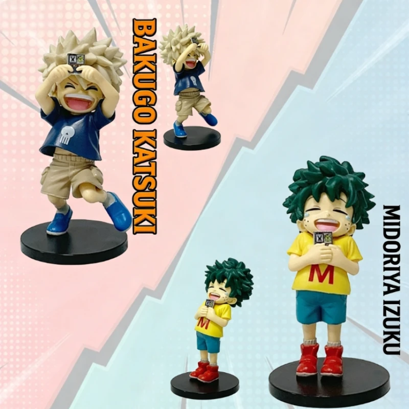 

Новая фигурка My Hero Academia (MHA): Izuku Midoriya / Katsuki Bakugo, милая фигурка из ПВХ в стиле чиби | Коллекционная игрушечная модель