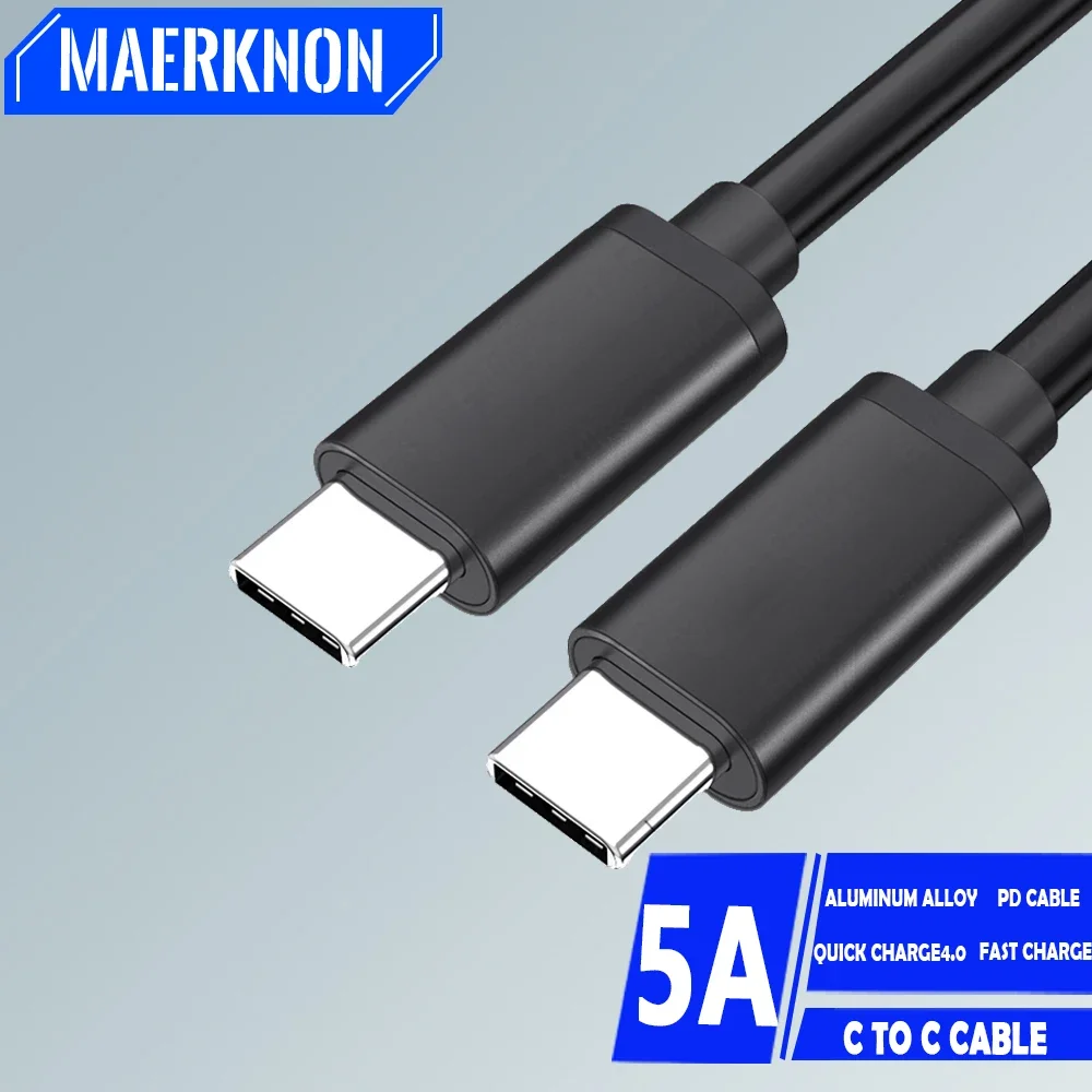 

USB-кабель PD 5A для Samsung 45 Вт типа C к типу C Xiaomi Huawei P30 Pro, провод для быстрой зарядки мобильного телефона 0,3/0,5/1/2 м